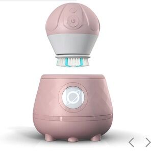 Ona Diamond Rotating Facial Brush Deep Clean Sanitary Stand Pink Color